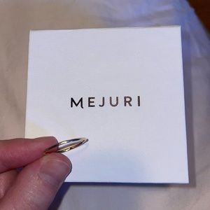 Mejuri 14k yellow gold stacker ring